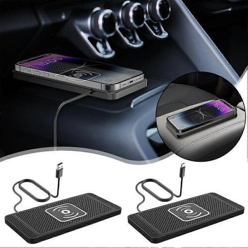 (A) Car Phone Holder Wireless Charger Gravity Air Vent Mount Universal Accessories 2