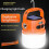 Solar Powered Outdoor Camping Light Long Battery Life Strong Light 2