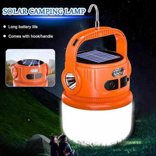 Solar Powered Outdoor Camping Light Long Battery Life Strong Light 2