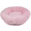 Actiaspet Medium Dog Bed Fluffy Donut Cushion in Pink 1