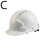 (White) Thickened V-shaped ABS safety helmet, construction site labor protection helmet 1