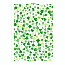 Unique Water Transfer Decals Ornament Perfect For Patricks-637