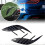 For Stinger 2018-2023 Gloss Black Rear Bumper Lip Diffuser Spoiler Splitter 1