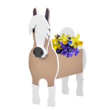 Presentes para amantes de cabras, perfeitos para suculentas e flores, vasos para ambientes internos e externos, desmontáveis e fáceis de montar,