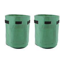 Vasos de tecido aerado, sacos de cultivo reutilizáveis, melhoram sua experiência de jardinagem, proporcionando circulação de ar ideal e