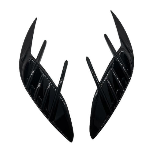 For Stinger 2018-2023 Gloss Black Rear Bumper Lip Diffuser Spoiler Splitter 1