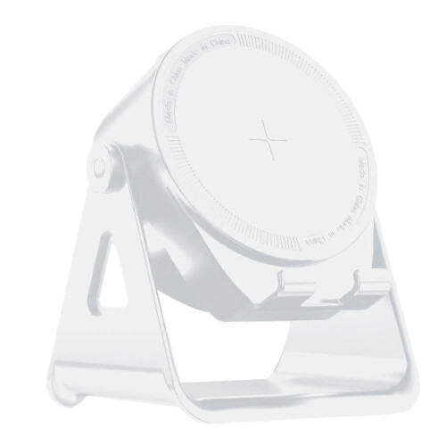 (White) Wireless Mobile Phone Bluetooth Speaker Intelligent Induction Speaker Stand