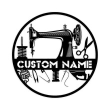 Custom Sewing Room Name Signs, Sewing Metal Pattern Wall Art,Crafts Sewing