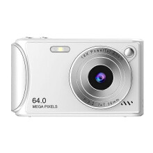 (White) 64 Million Pixels Retro Student HD Digital Camera CCD Student Camera