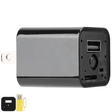 Caricabatterie intelligente con telecamera HD1080P, memoria espandibile, rilevamento del movimento, alimentazione tramite presa, registrazione