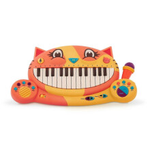 B. Toys Interaktivní kočičí klavír Meowsic s mikrofonem, 20+ písní, věk 2+