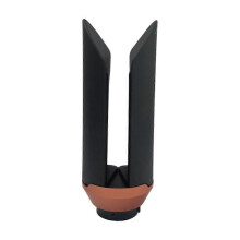 (Schwarz & Gold) Haarglätteraufsatz für Dyson Airwrap HS01 HS05 HS08, Lockenstab-Stylingplatte, Clip, Glättungsdüse B