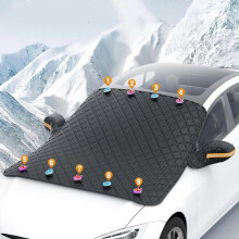 Windschutzscheibenabdeckung für Kia Stonic 2018–2025, wasserdichter Ganzjahres-Frost- und Schneeschutz