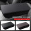 (Black White lines) Soft Case Car Center Console Arm Rest Lid Auto Central For Tesla Model 4