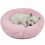 Actiaspet Medium Dog Bed Fluffy Donut Cushion in Pink 2
