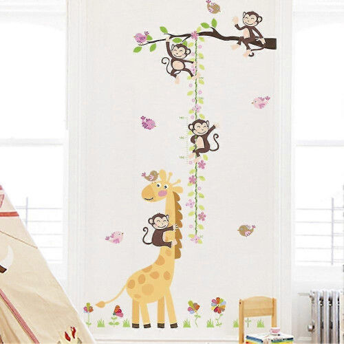 Height Chart Wall Stickers Children's Room Kindergarten Removable Stickers