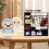 (Black) Doll Accessory Display Box, Character Clothing Storage 5
