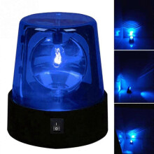 (Modrá) Průmyslová LED rotující výstražná světla s výstražným majákem, elektrická otočná signální světla pro nouzové situace