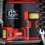 (Red) Magnetic Auto Repair Work Light Rechargable Digital Battery Indicator 2