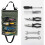 Rolling Tool Bag, Canvas Tool Bag for Wrenches, Multipurpose Rolling Bag with 5 Zippered Pockets, Small Portable Tool Kit for Plumbers 3