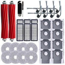 Para aspirador robô 35A, 35S, QR 798, QR 598: Escovas laterais principais, filtro HEPA, pano de limpeza, sacos de pó.