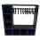(Black) Doll Accessory Display Box, Character Clothing Storage 1