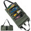 Rolling Tool Bag, Canvas Tool Bag for Wrenches, Multipurpose Rolling Bag with 5 Zippered Pockets, Small Portable Tool Kit for Plumbers 1