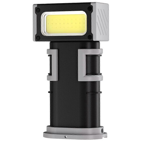 (Gray) Magnetic Auto Repair Work Light Rechargable Digital Battery Indicator