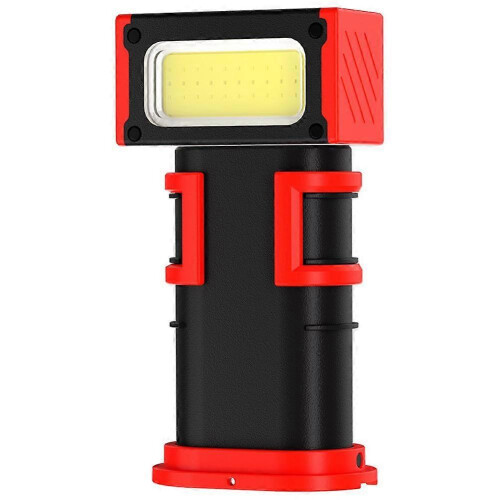 (Red) Magnetic Auto Repair Work Light Rechargable Digital Battery Indicator