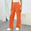Damen-Jogginghose, weites Bein, Cargohose,-Dunkelgrau M 5