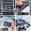 170Pcs Black Removable Labels for Jars,for Storage Bins(Black) 5