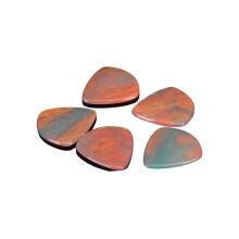 5Pieces Flexible Guitar Picks for Fast Strumming-sunset powder