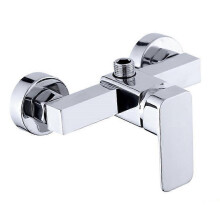 Shower Mixer Bar Wall Mounted Shower Faucet Manual Shower Mixer Valve Control Switch, Single Lever Shower Mixer