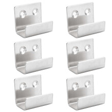 Ceramic Tile Display Hooks, Stainless Steel Flat J Hooks,Heavy Duty Wall Mounted Strong Hook, Garage System