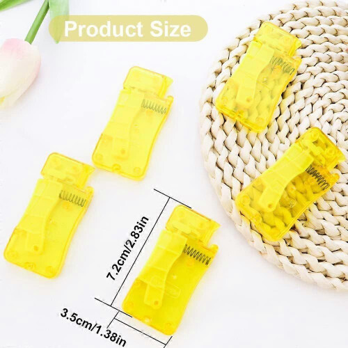 3.5x7.2cm 5 Pcs Automatic Needle Threader Easy Needle Threader Tool Self-Thread Guide Plastic Sewing Accessories Sewing Needle Device for Hand Stitchi 1