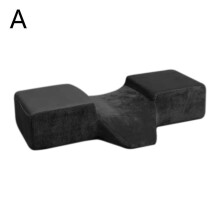 (Black) Grafting Eyelash Pillow to Protect U-shaped Cervical Vertebra Pillow Aids
