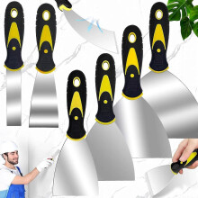 Pieces Putty Scrapers, Stainless Steel Putty Knives Putty Knife, for Cleaning Putty, Removing Wallpaper, Repairing Walls