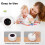 2PCS (Pearl White)Rechargeable Visual Timer, 8-Angle Auto-Rotating Screen with Gravity Sensor, Digital Timers for Classroom, Small Kitchen Timers for 4