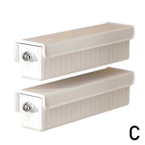 Convenient Three-in-One Wall-Mounted Storage Organizer for Underwear, Socks