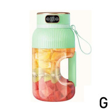 (Green Single juicer) Portable Juicer Multifunctional Portable Juicer Cup with Digital Display