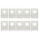 10 Pieces Coin Collector Organizers Boxes Transparent Plastic 1