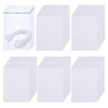 (1) 100 Pieces Sublimation Air Fresheners Blanks Sublimation Air Freshener Sheets