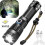 Rechargeable Flashlight,Handheld High Lumens Tactical Flashlight, Long Lasting 2