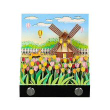 3D Desk Calendar 2025, Paper Carving Art Calendar Memo Pad, Tear-Away