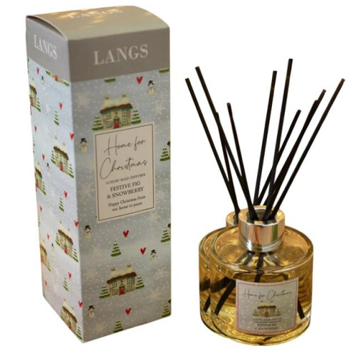 Home For Christmas Fig & Snowberry Scented 100ml Diffuser