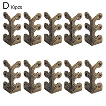 (Bronze colored) 10pc Skiffers Kickboard Corner Guards,Skirting Board Corner Guards,Brass Guards