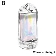 (Warm white light) Ultra Mini LED Lights Lightweight USB-C Rechargeable EDC, High Brightness Pocket