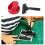 2 stuks ergonomische handgreep rubberen drukrollen set 6