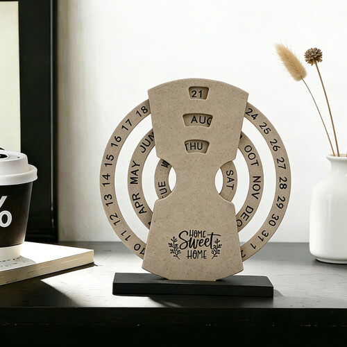 Moon/Ferris Wheel Pattern Compact ABS Rotating Desktop-C 2 1