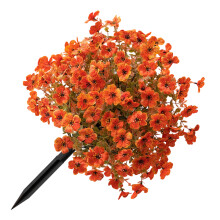 Realistic Flower Stake Outdoor Artificial Plant With-Orange
